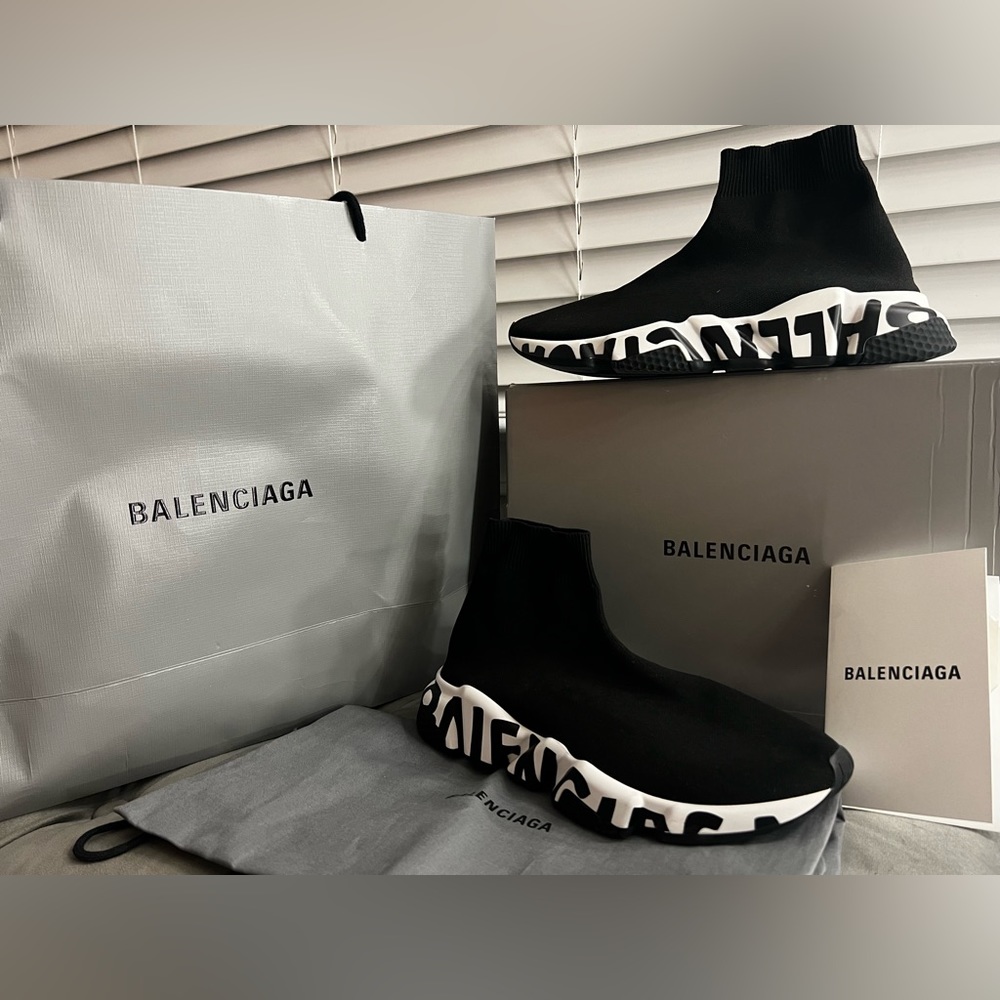Balenciaga Women’s Speed Graffiti Trainers